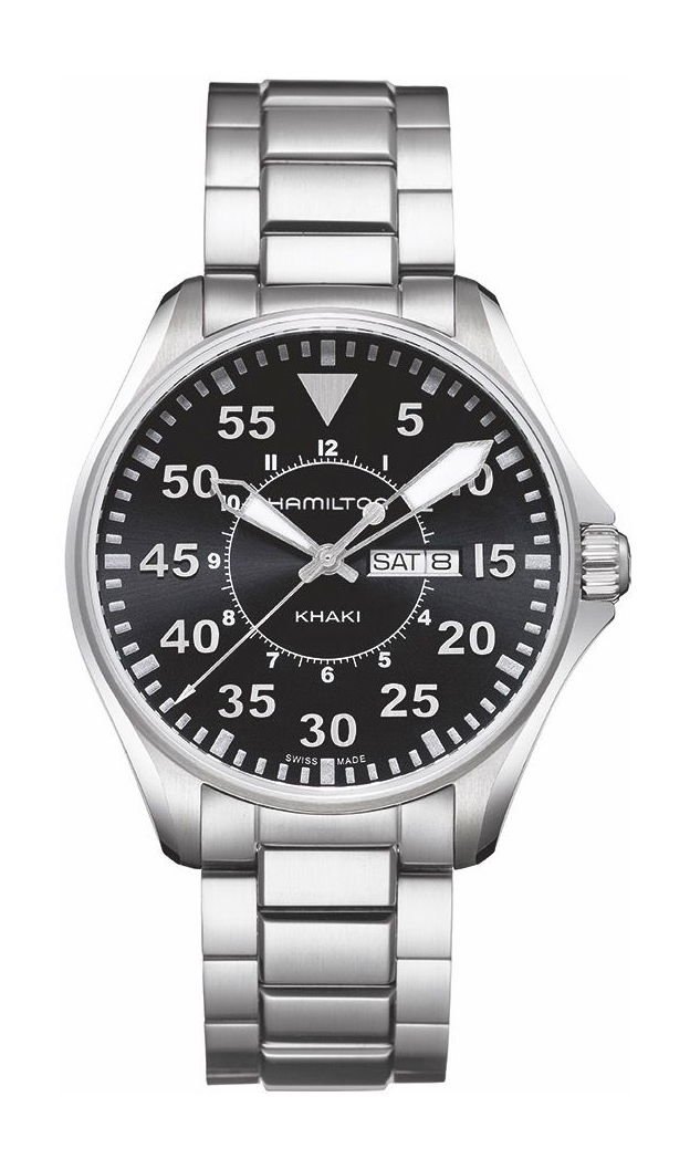 Hamilton Khaki Aviation Khaki Pilot Quartz Black