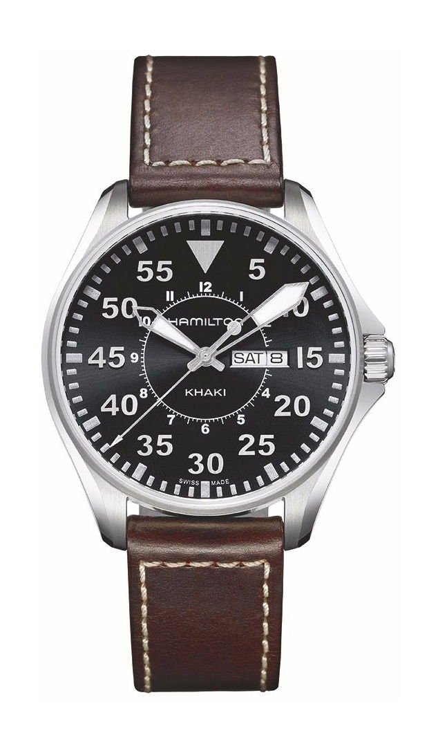 Hamilton Khaki Aviation Khaki Pilot Quartz Black