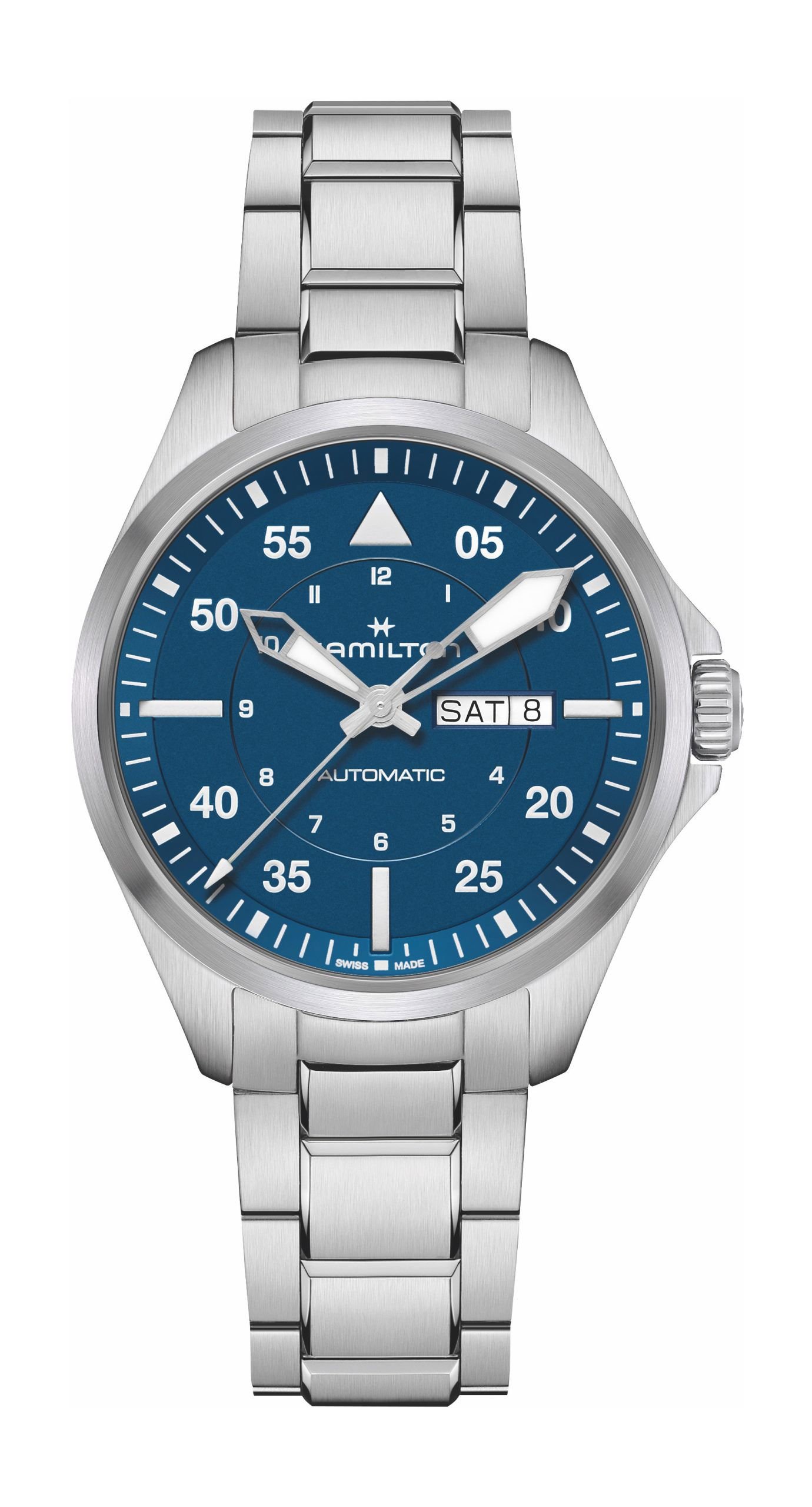 Hamilton Khaki Aviation Pilot Day-Date 42 Blue