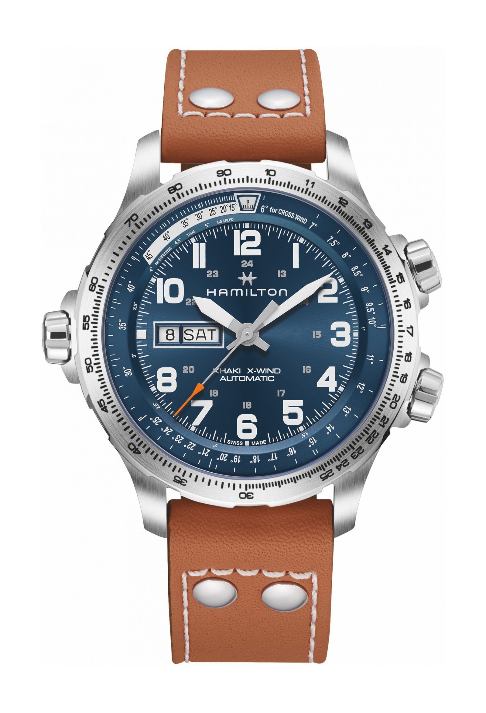 Hamilton Khaki Aviation X-Wind Day Date Auto Blue