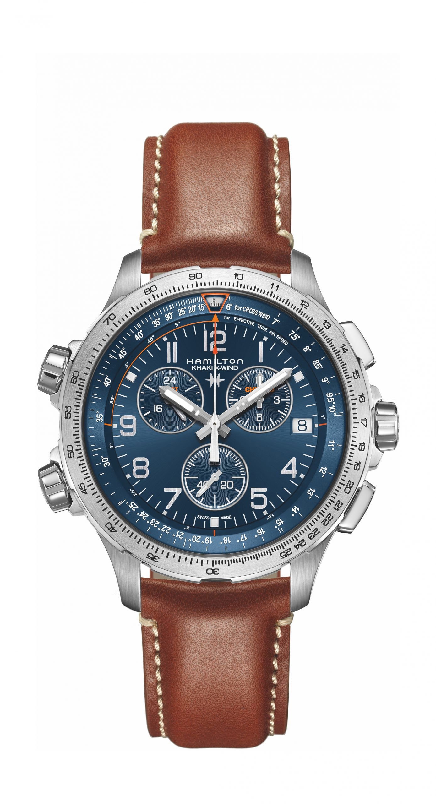 Hamilton Khaki Aviation X-Wind Gmt Chrono Quartz Blue