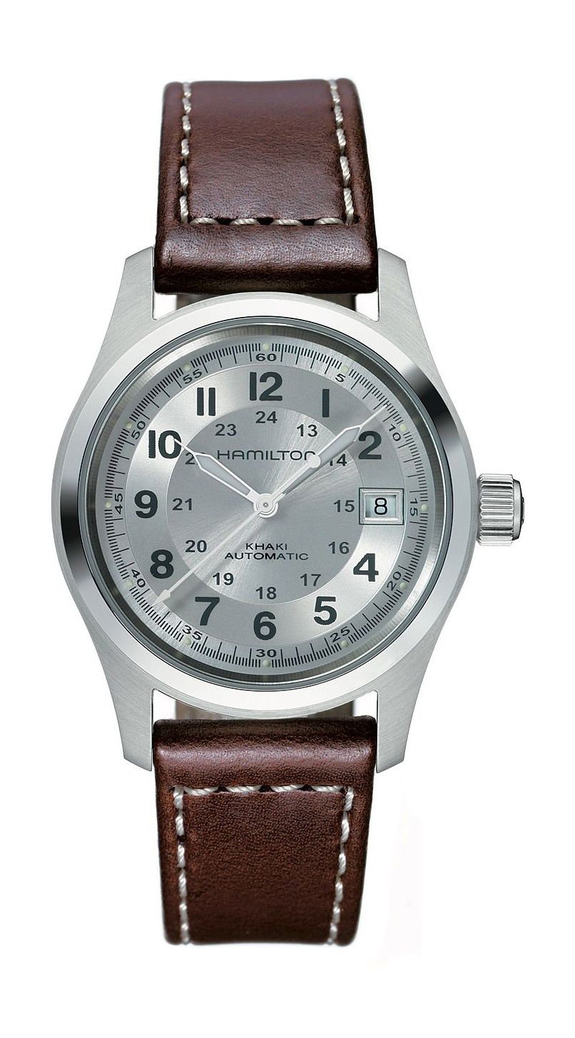 Hamilton Khaki Field Auto 38Mm Silver