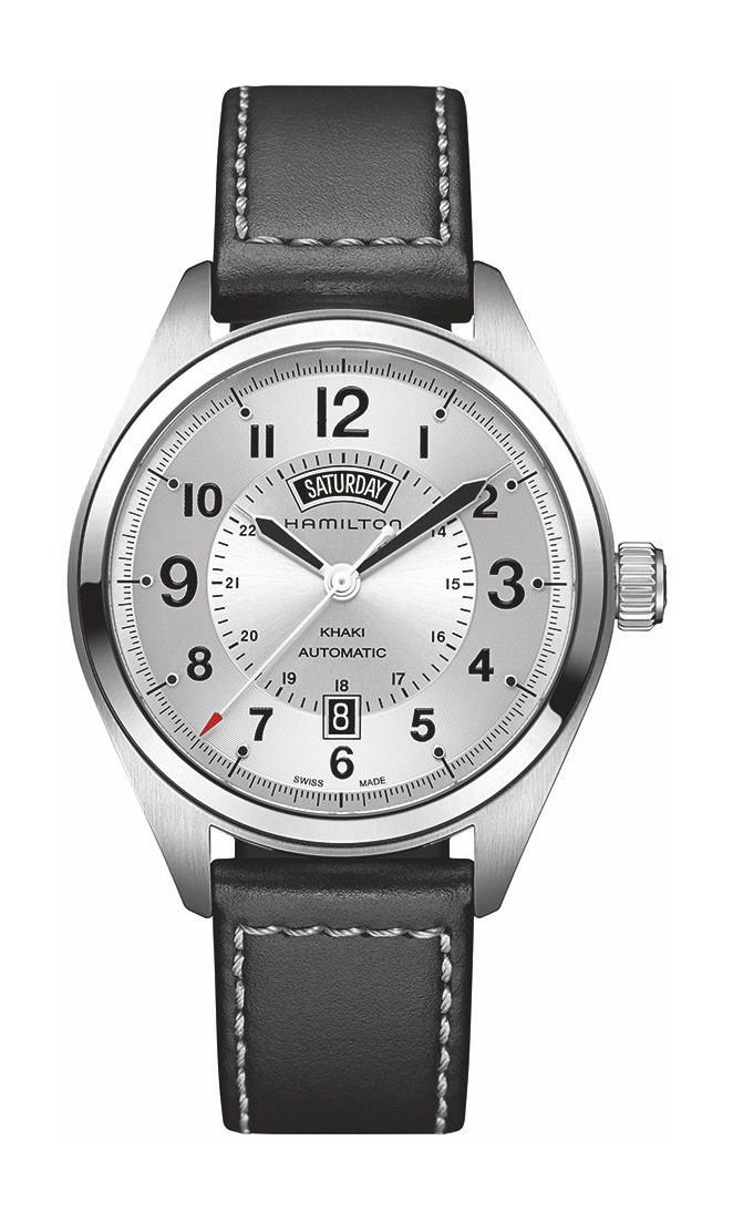 Hamilton Khaki Field Day Date Auto Silver