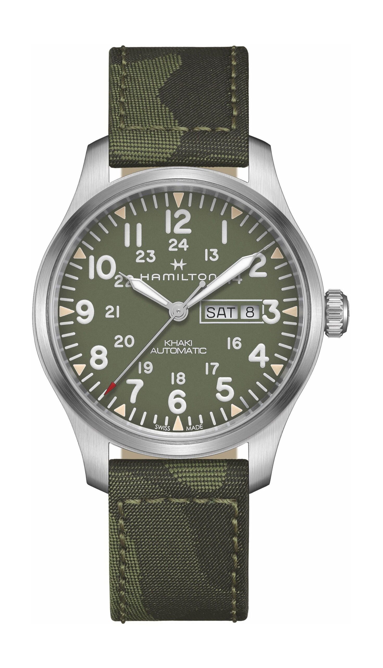 Hamilton Khaki Field Day Date Auto Green