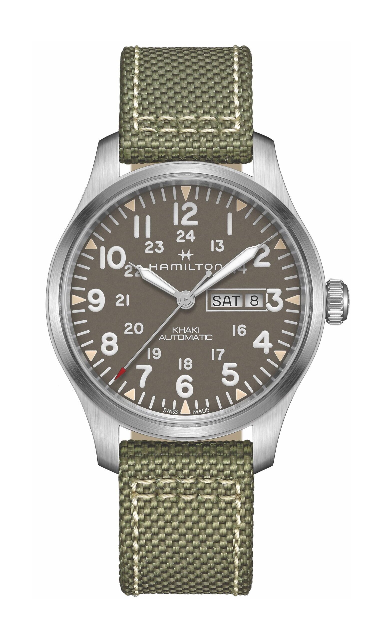Hamilton Khaki Field Day Date Auto Gray