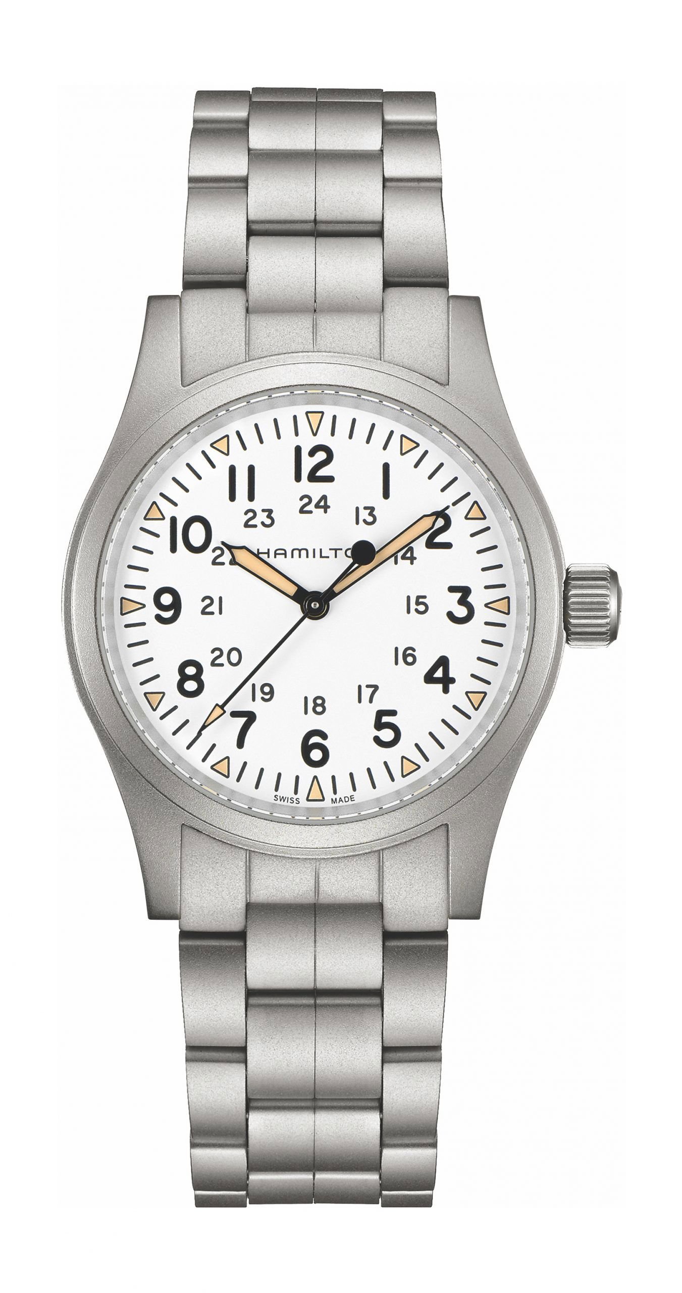 Hamilton Khaki Field Mechanical White