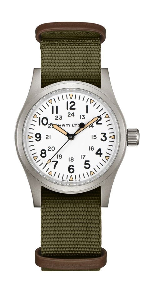 Hamilton Khaki Field Mechanical White