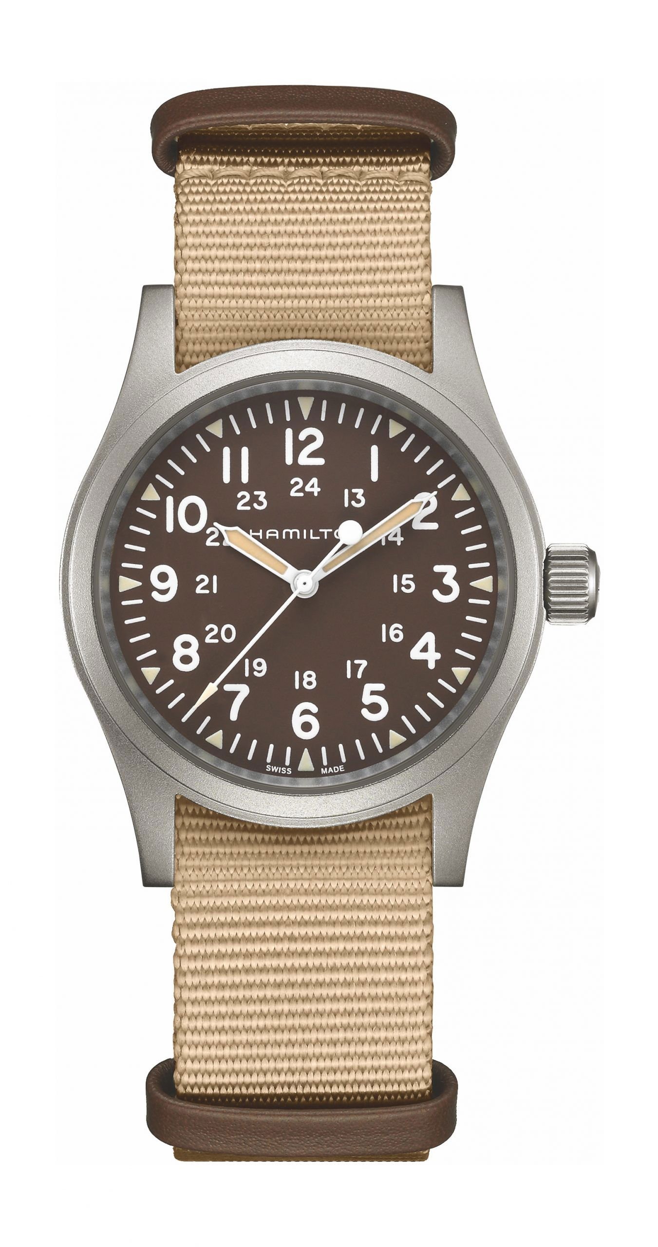 Hamilton Khaki Field Mechanical Brown