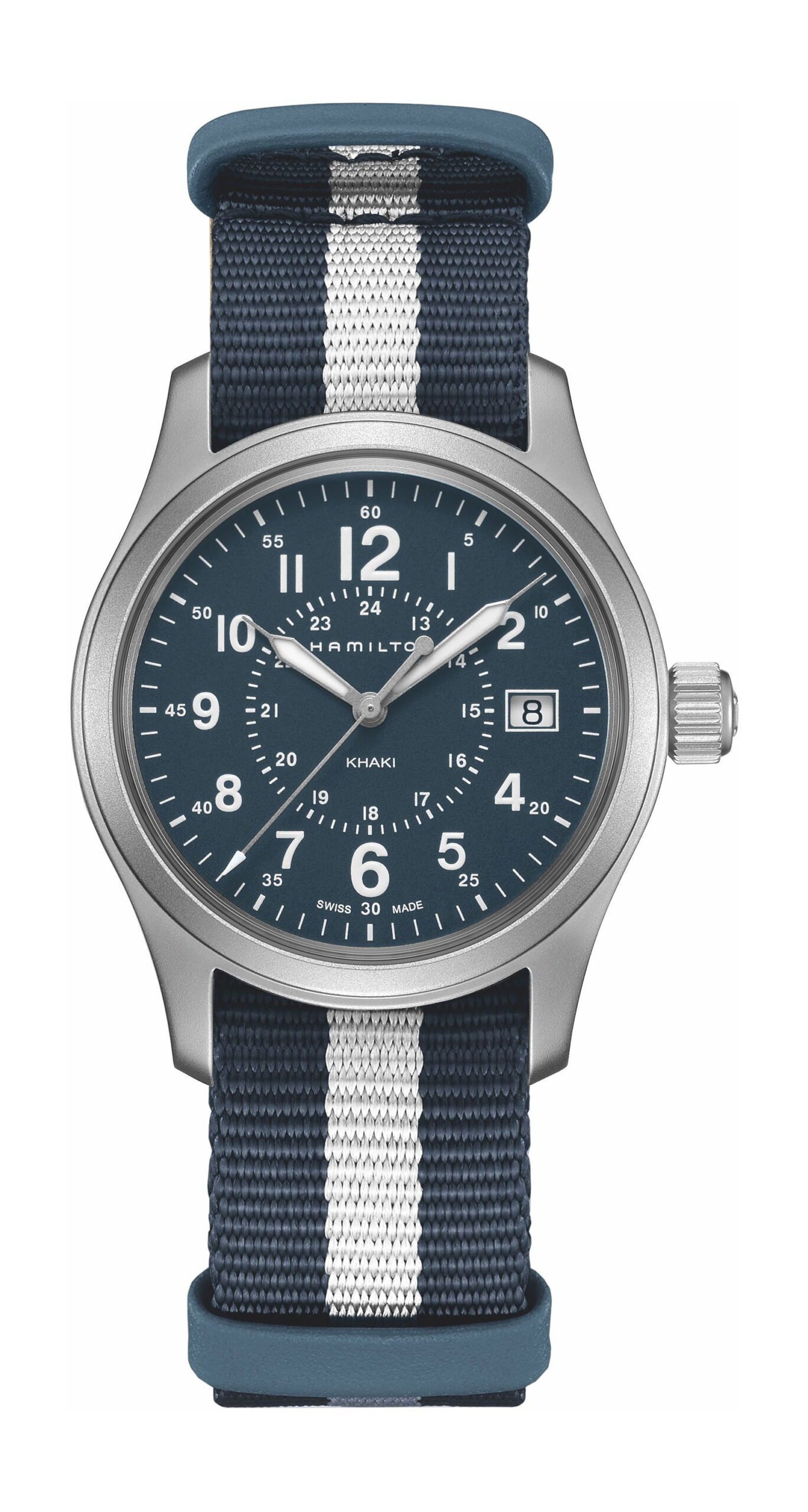 Hamilton Khaki Field Quartz 38Mm Blue