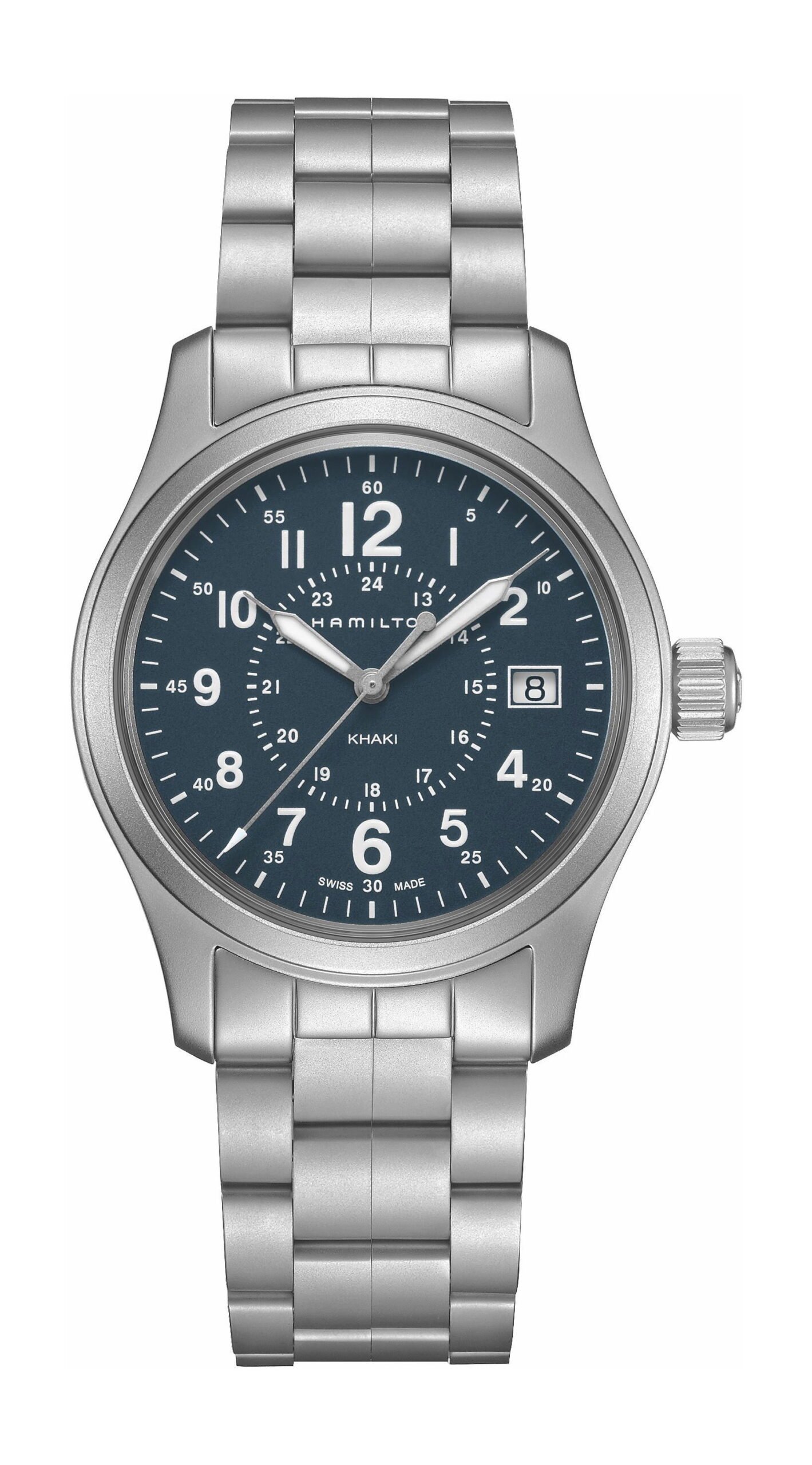 Hamilton Khaki Field Quartz 38Mm Blue