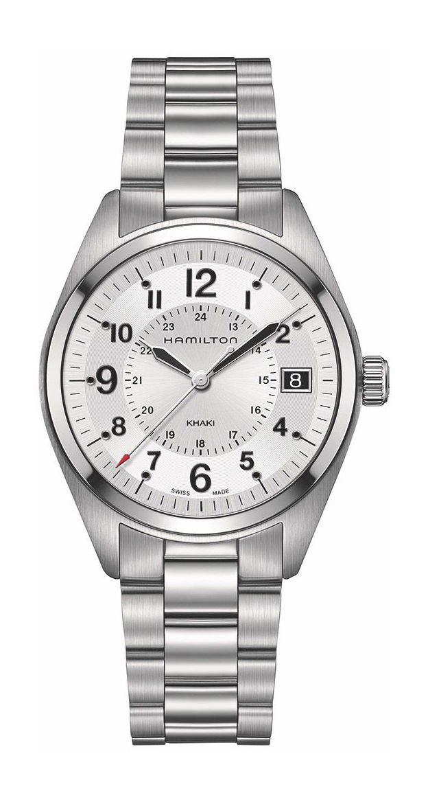 Hamilton Khaki Field Quartz 40Mm Silver