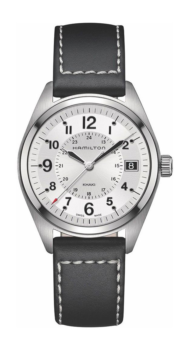 Hamilton Khaki Field Quartz 40Mm Silver