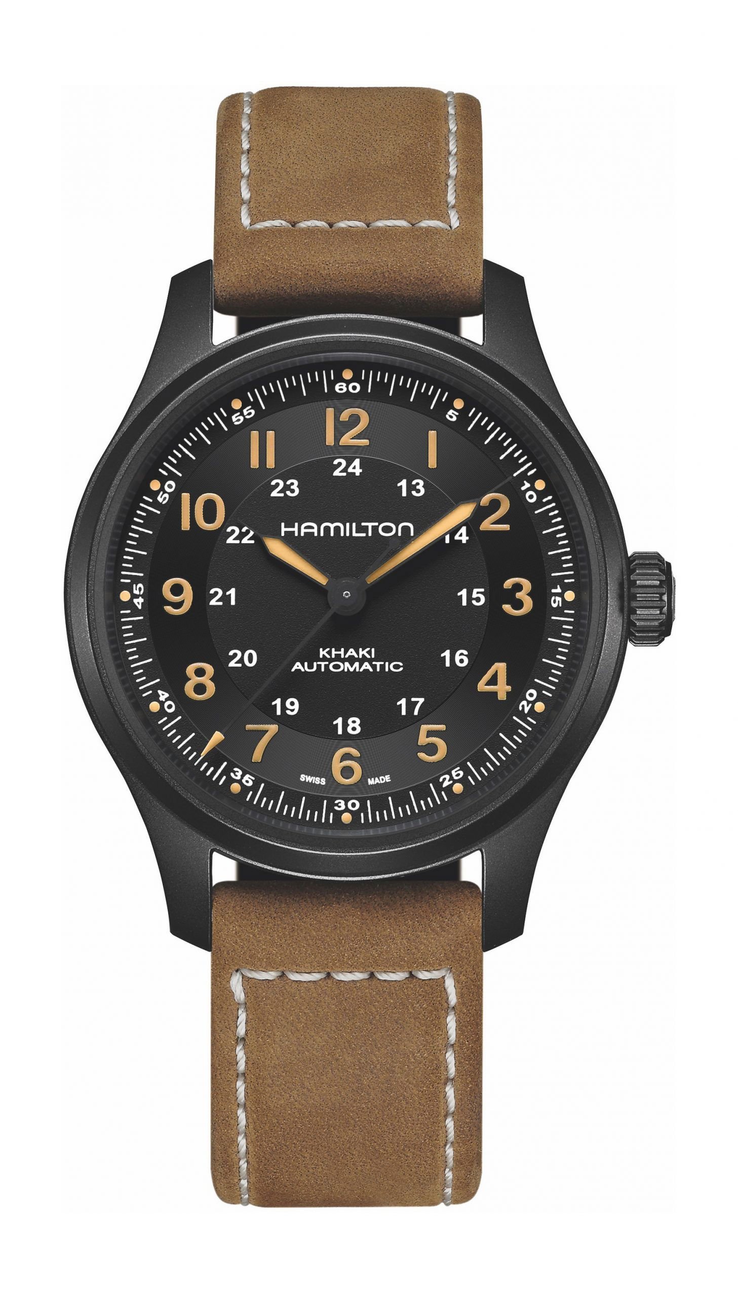 Hamilton Khaki Field Titanium Auto Black
