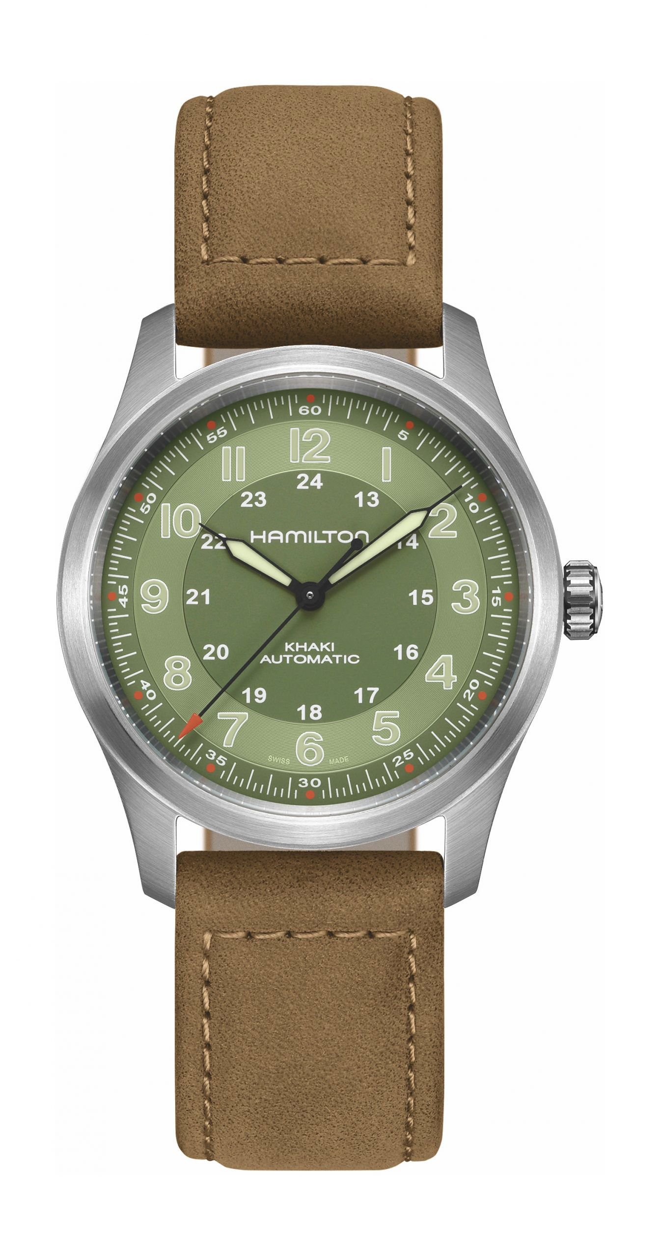 Hamilton Khaki Field Titanium Automatic Green
