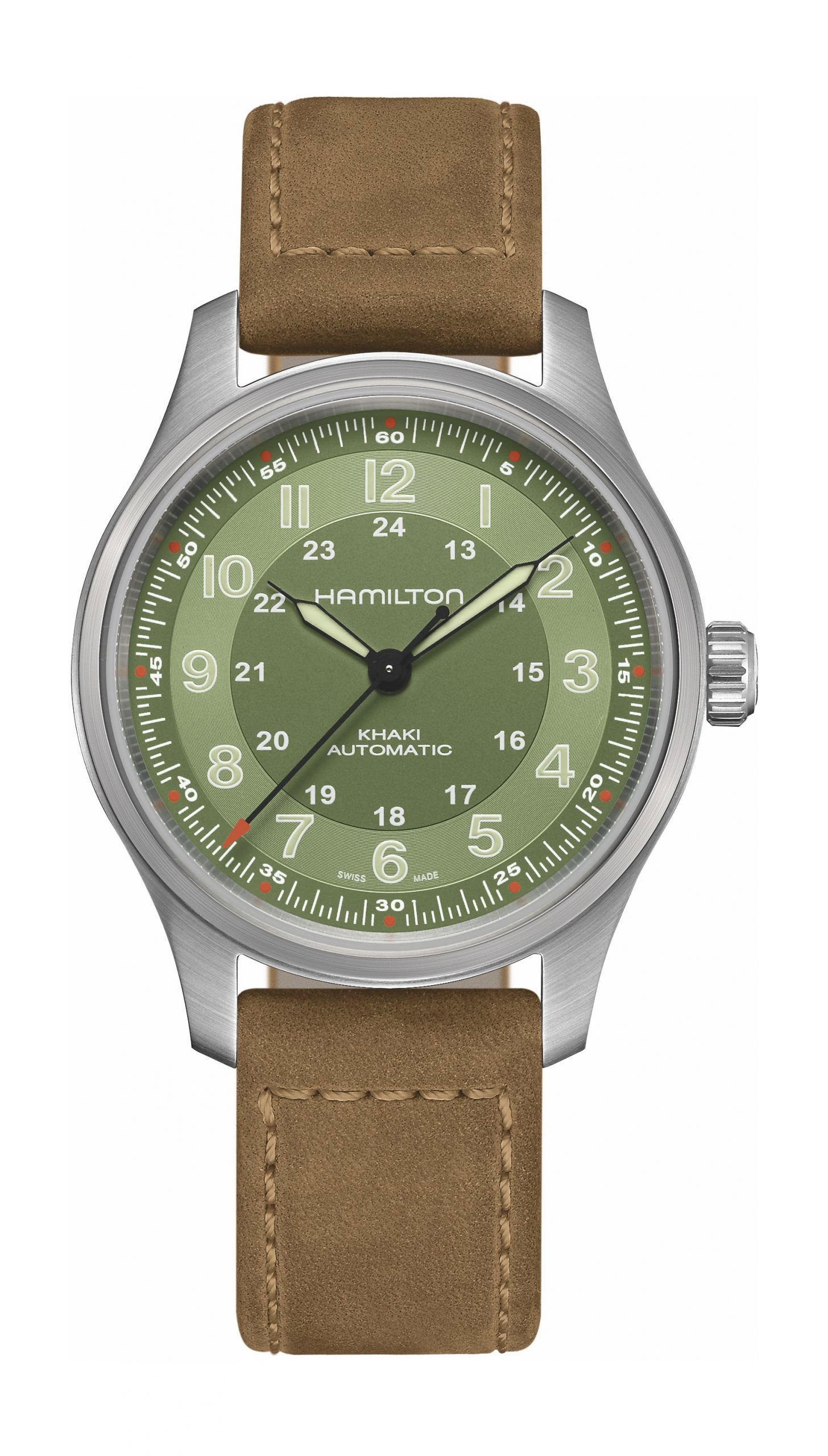 Hamilton Khaki Field Titanium Automatic Green