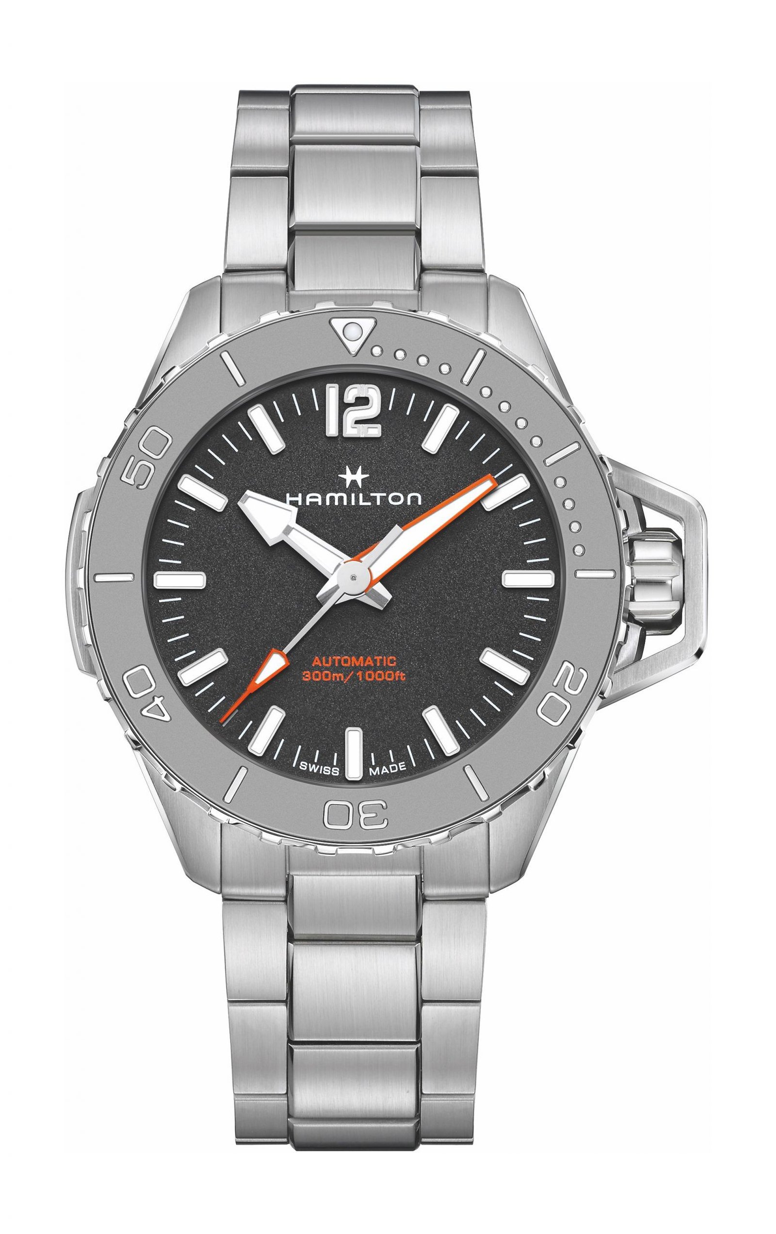 Hamilton Khaki Navy Frogman Auto 46Mm Black