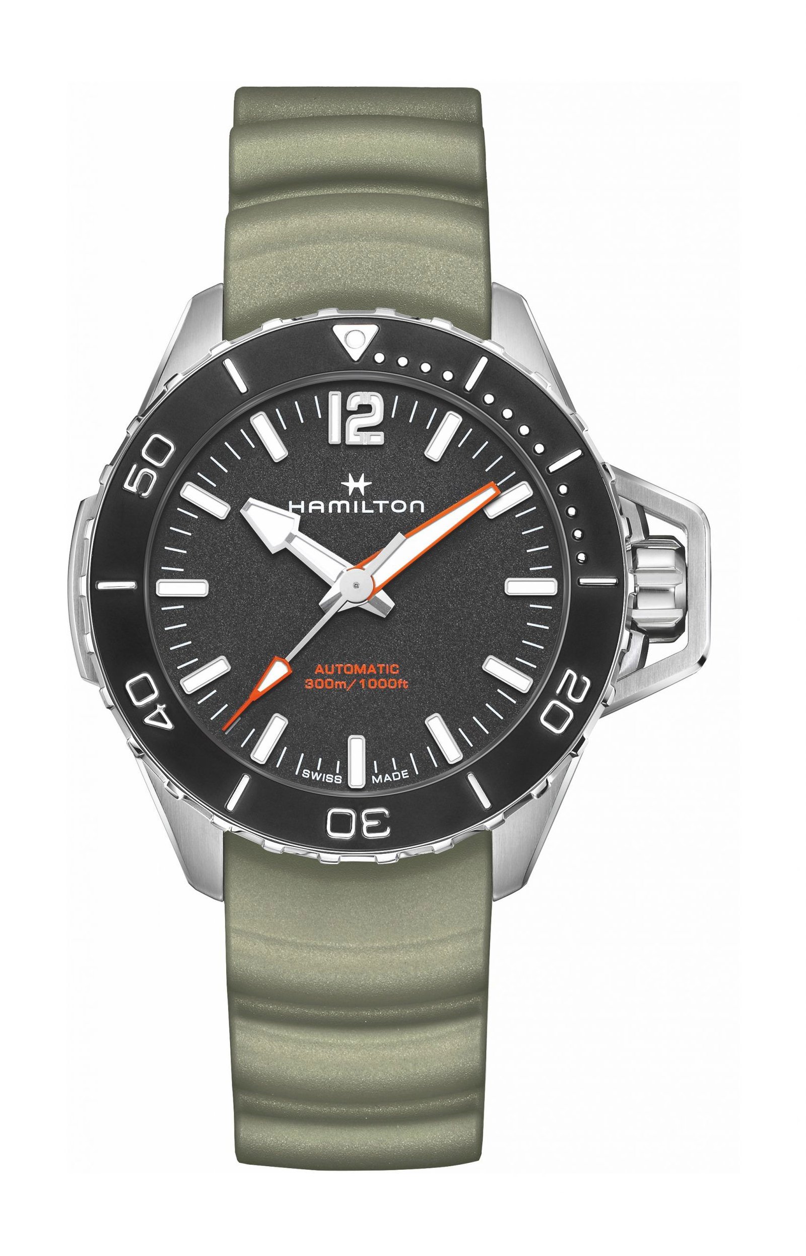 Hamilton Khaki Navy Frogman Auto 46Mm Black