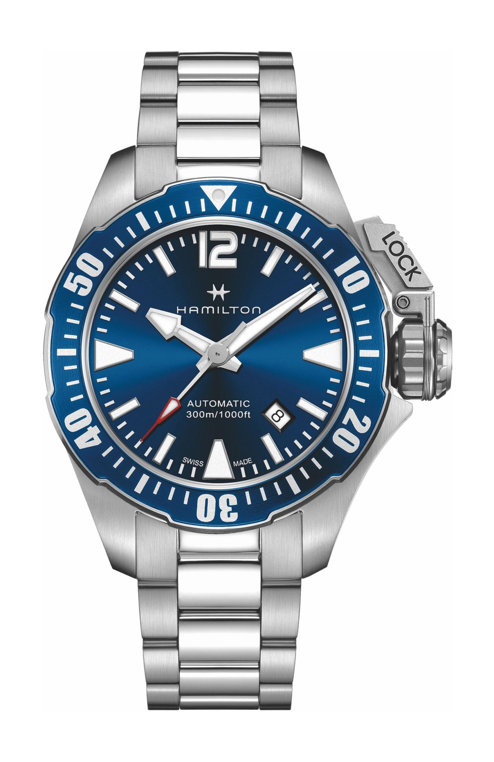 Hamilton Khaki Navy Frogman Auto Blue