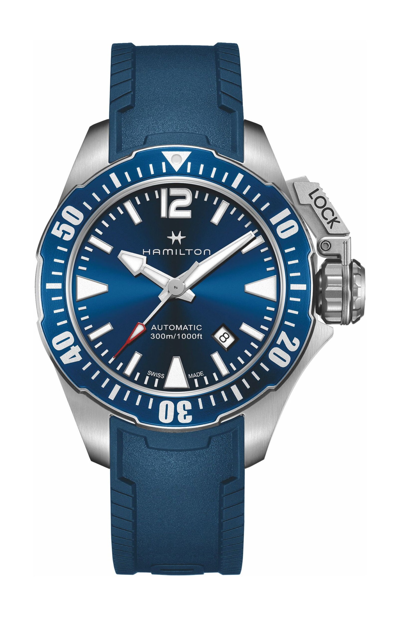 Hamilton Khaki Navy Frogman Auto Blue