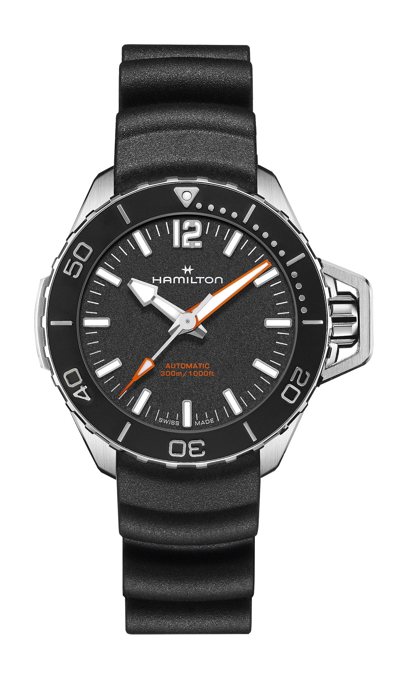 Hamilton Khaki Navy Frogman Automatic 41 Black
