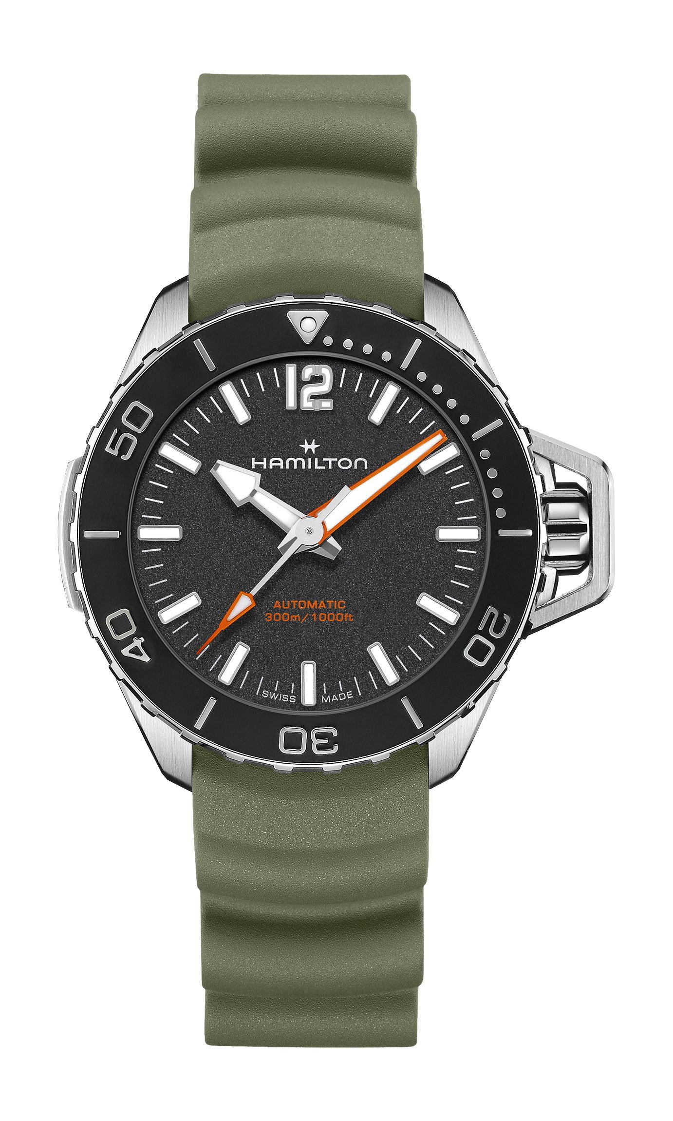 Hamilton Khaki Navy Frogman Automatic 41 Black