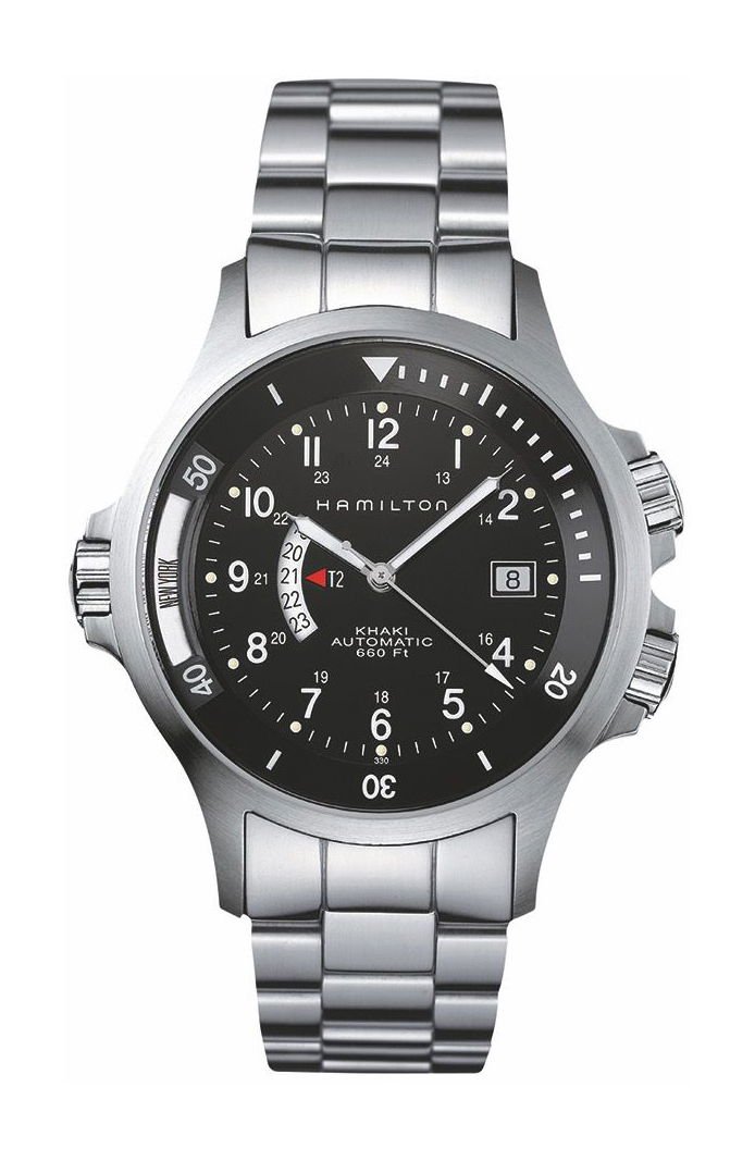 Hamilton Khaki Navy Gmt Auto Black