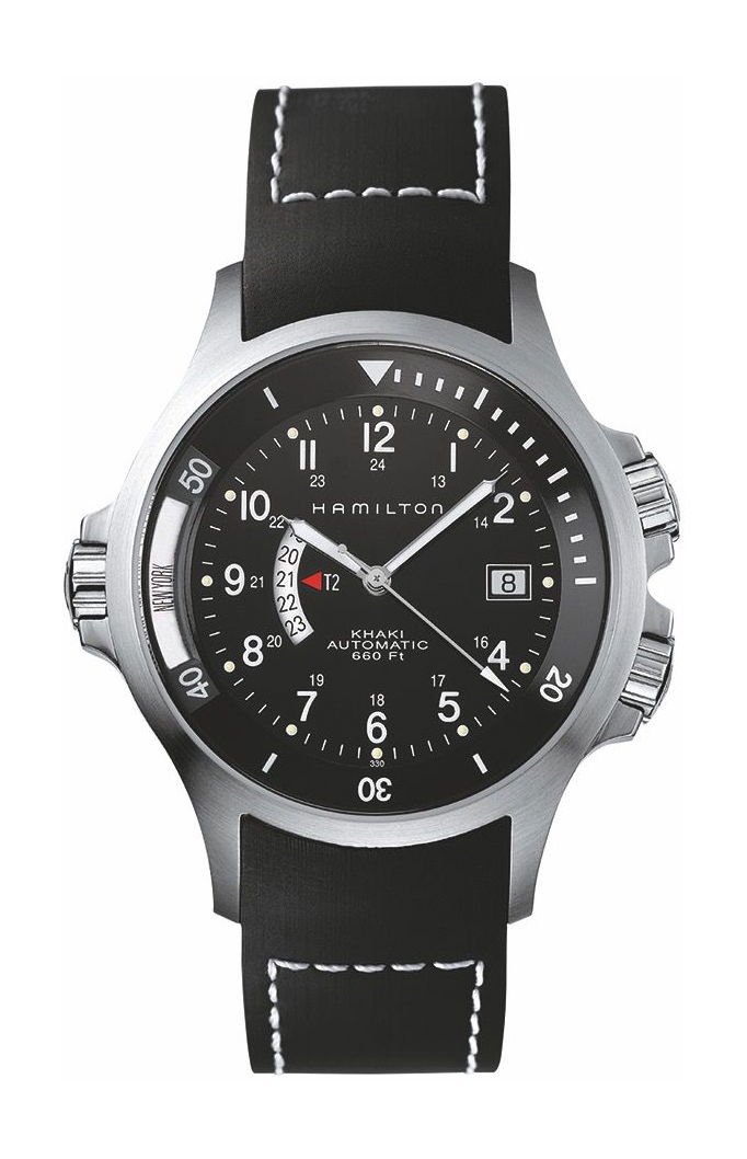 Hamilton Khaki Navy Gmt Auto Black