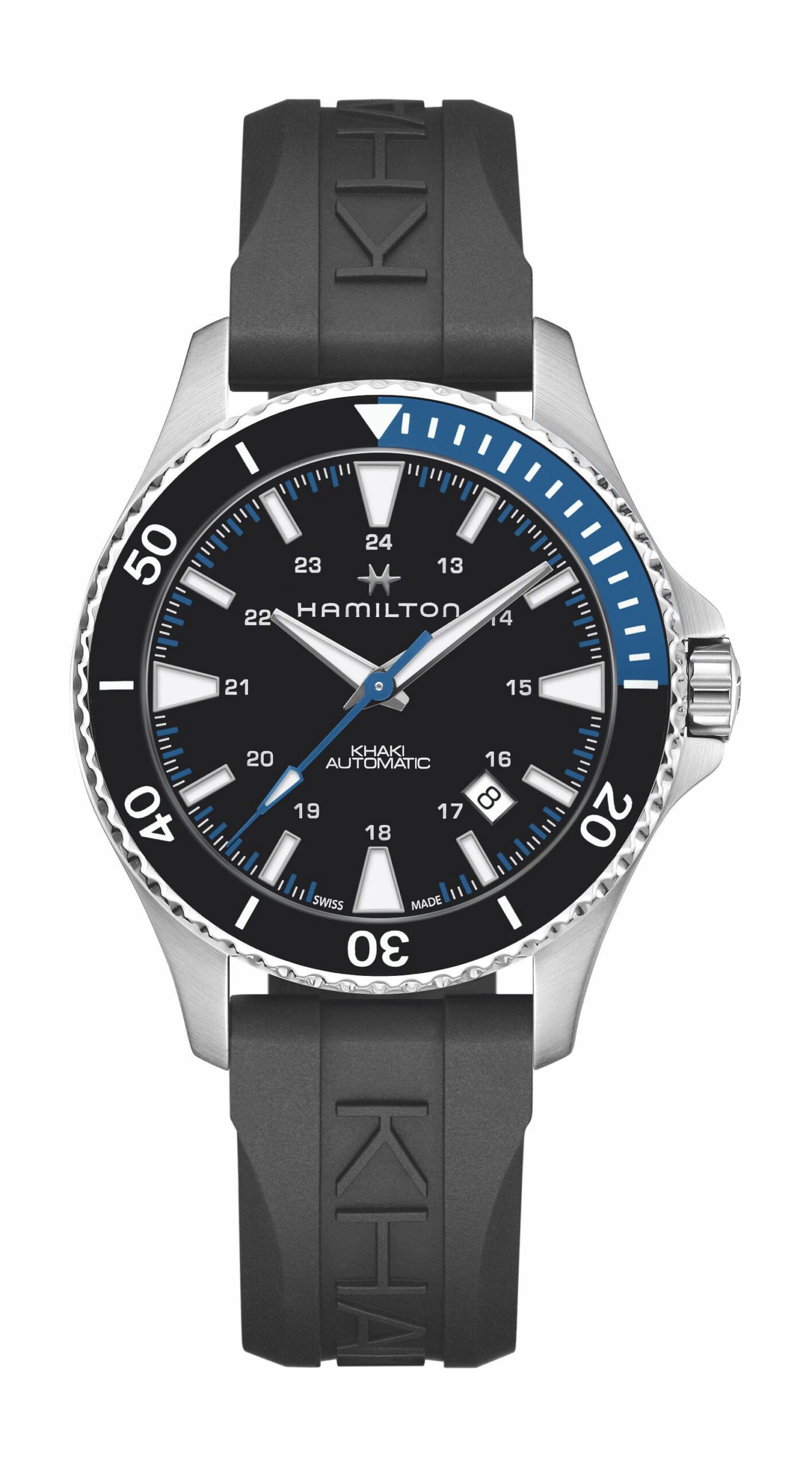 Hamilton Khaki Navy Khaki Scuba Auto 40 Mm Black