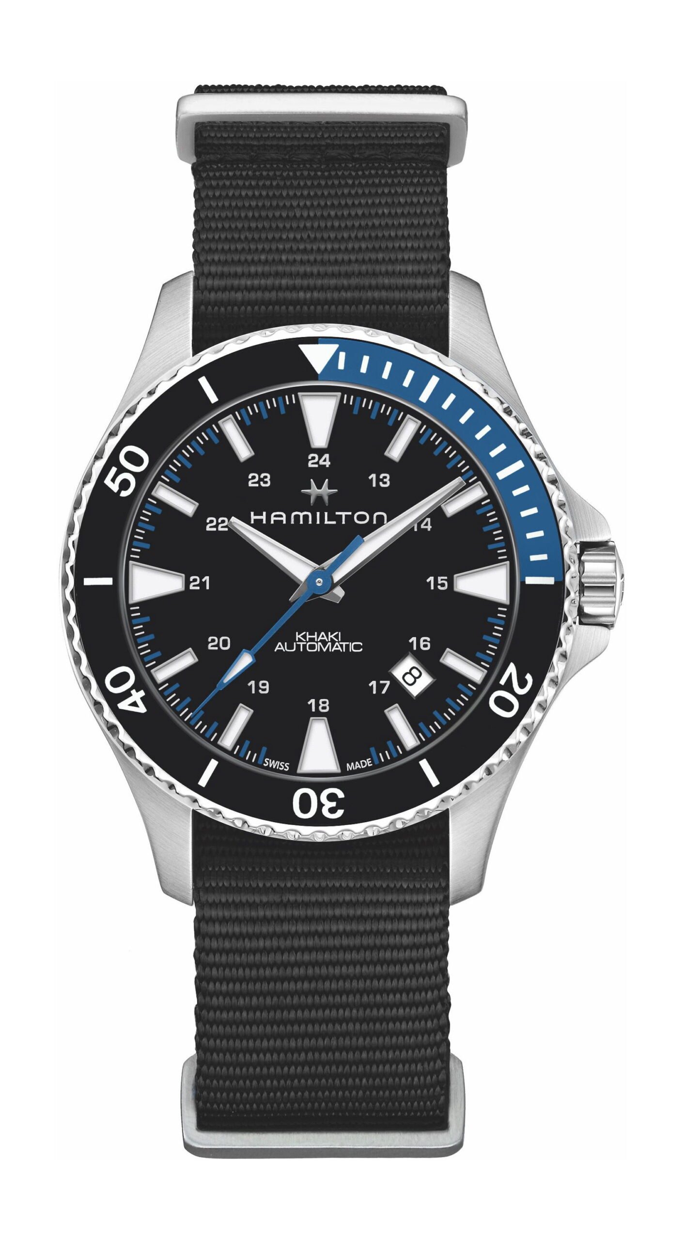 Hamilton Khaki Navy Khaki Scuba Auto 40 Mm Black