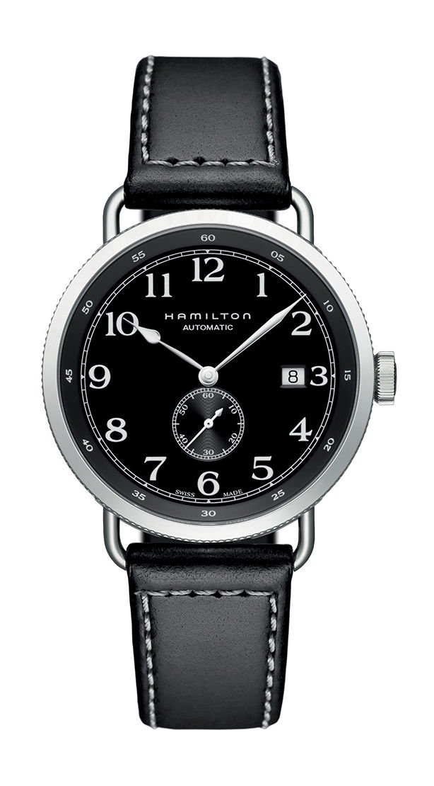 Hamilton Khaki Navy Pioneer Small Second Auto Black