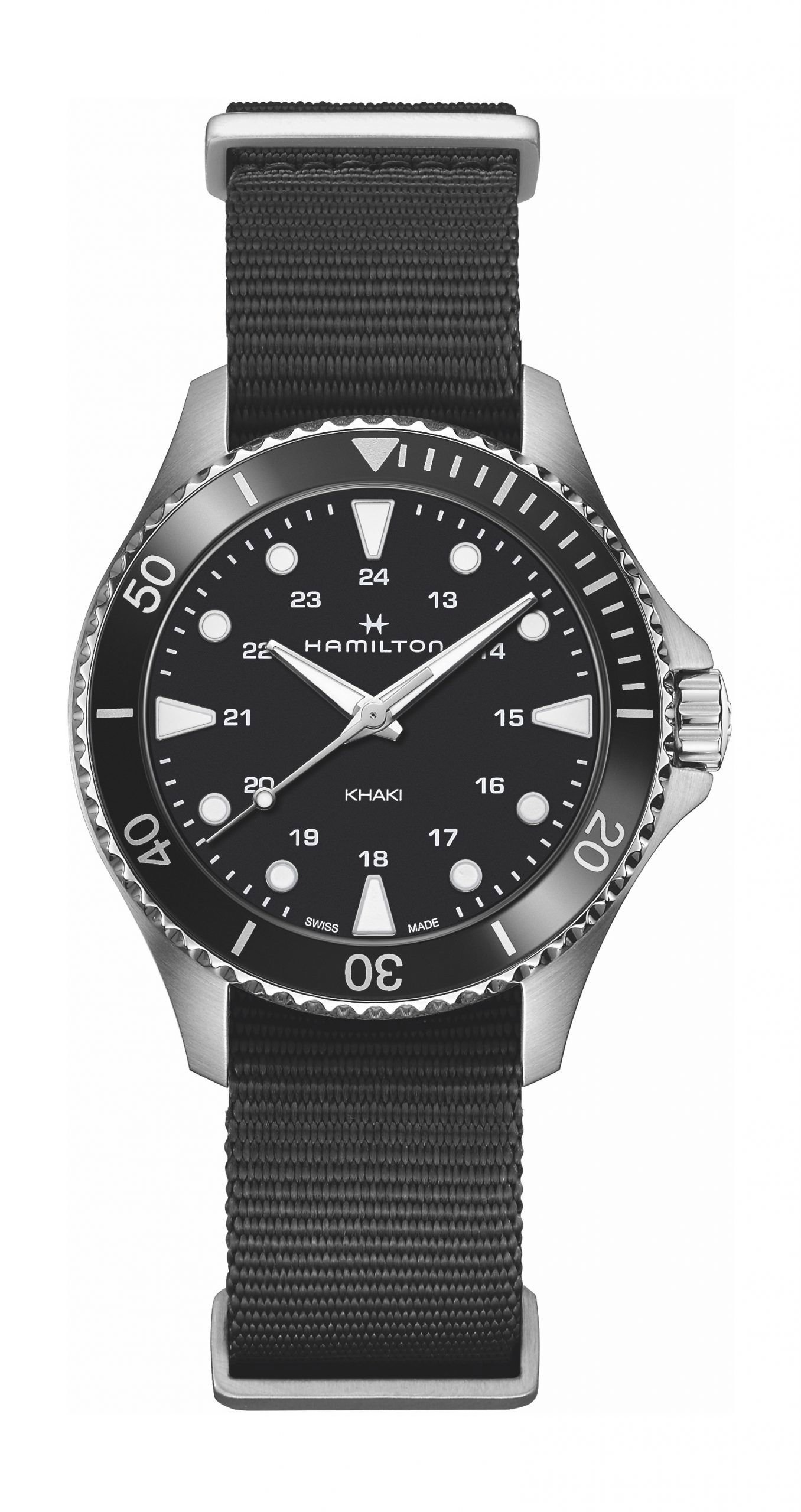 Hamilton Khaki Navy Scuba Quartz Black