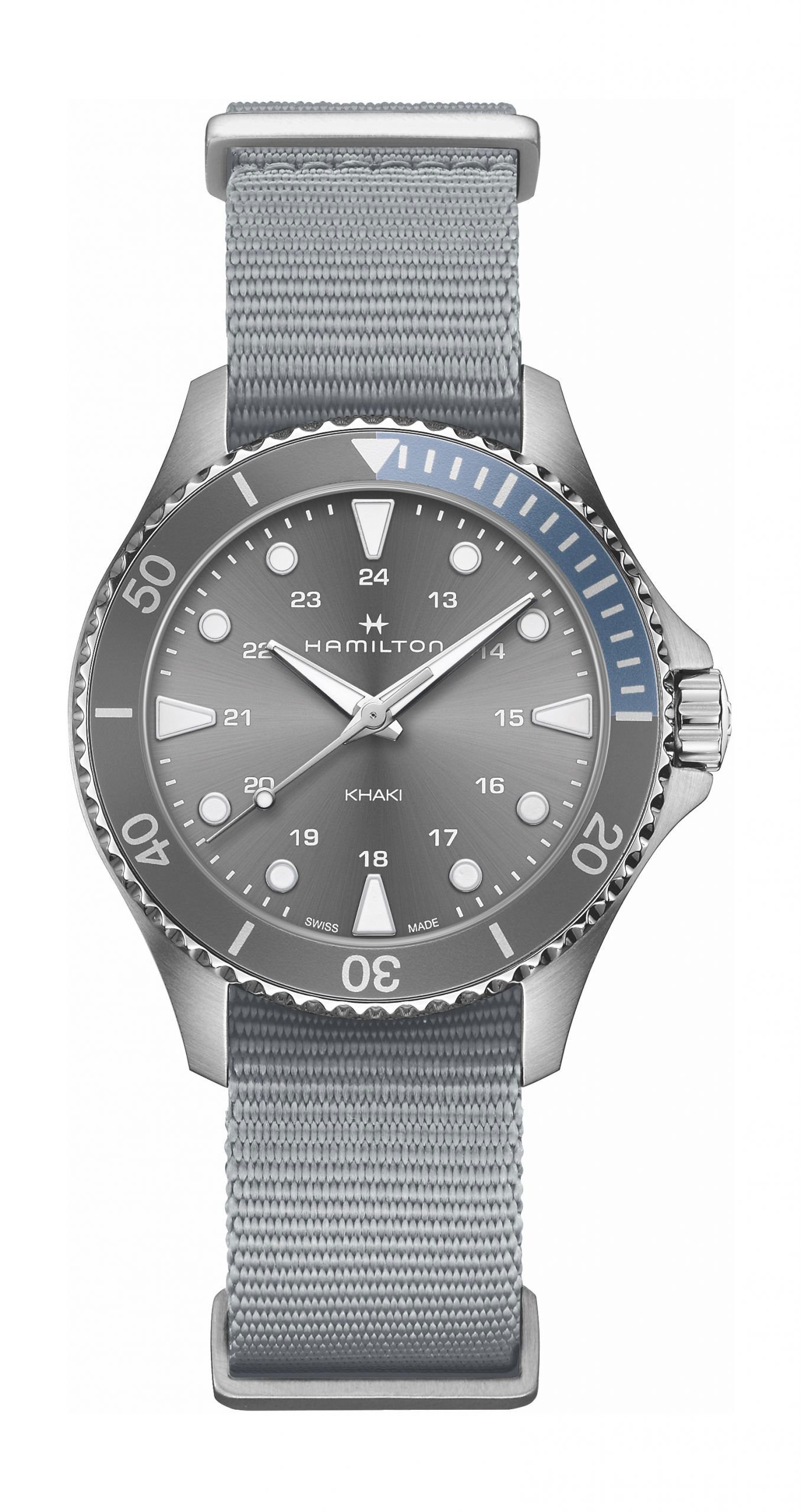 Hamilton Khaki Navy Scuba Quartz Gray