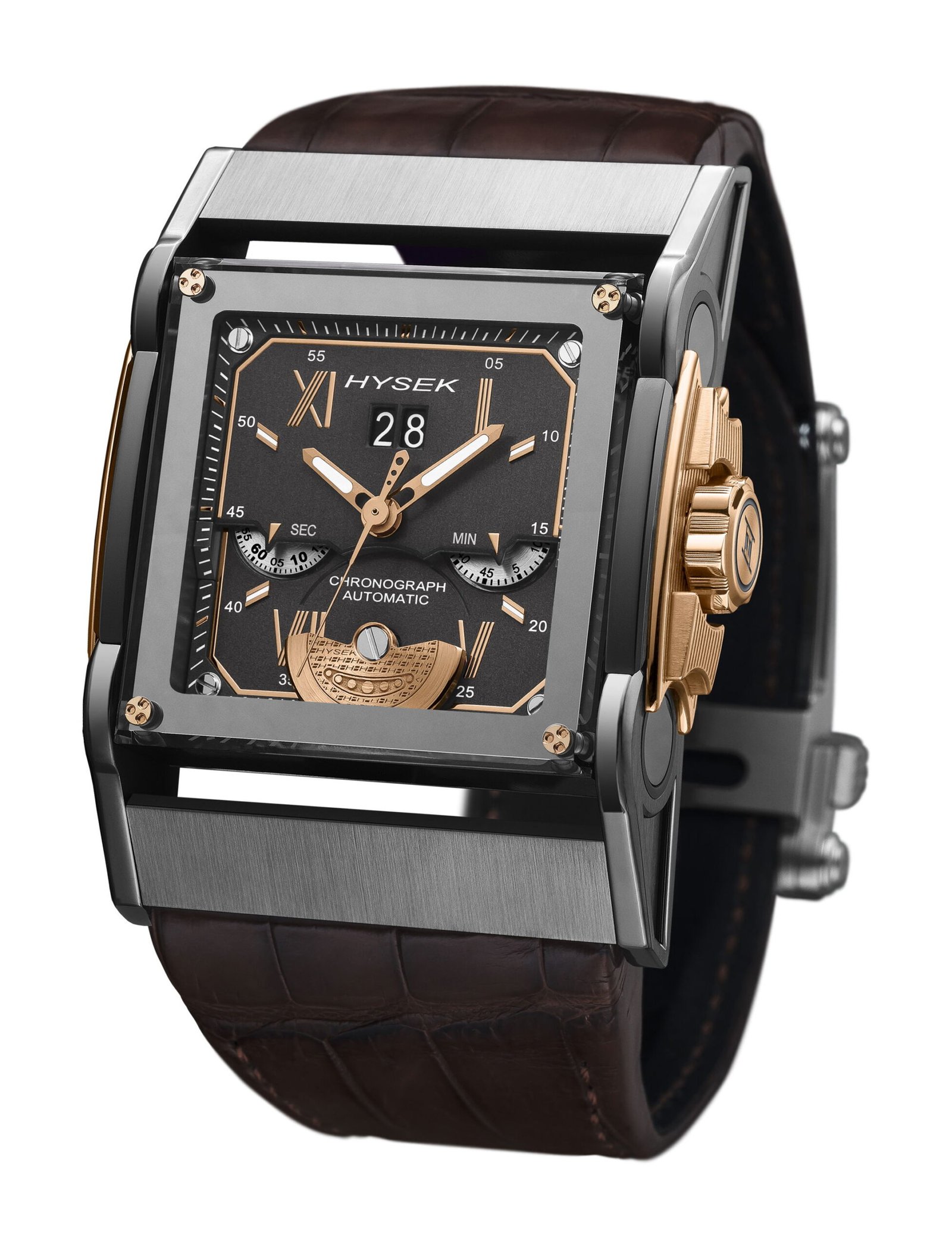 Hysek Furtif 44Mm Chronographe Grande Date Gray