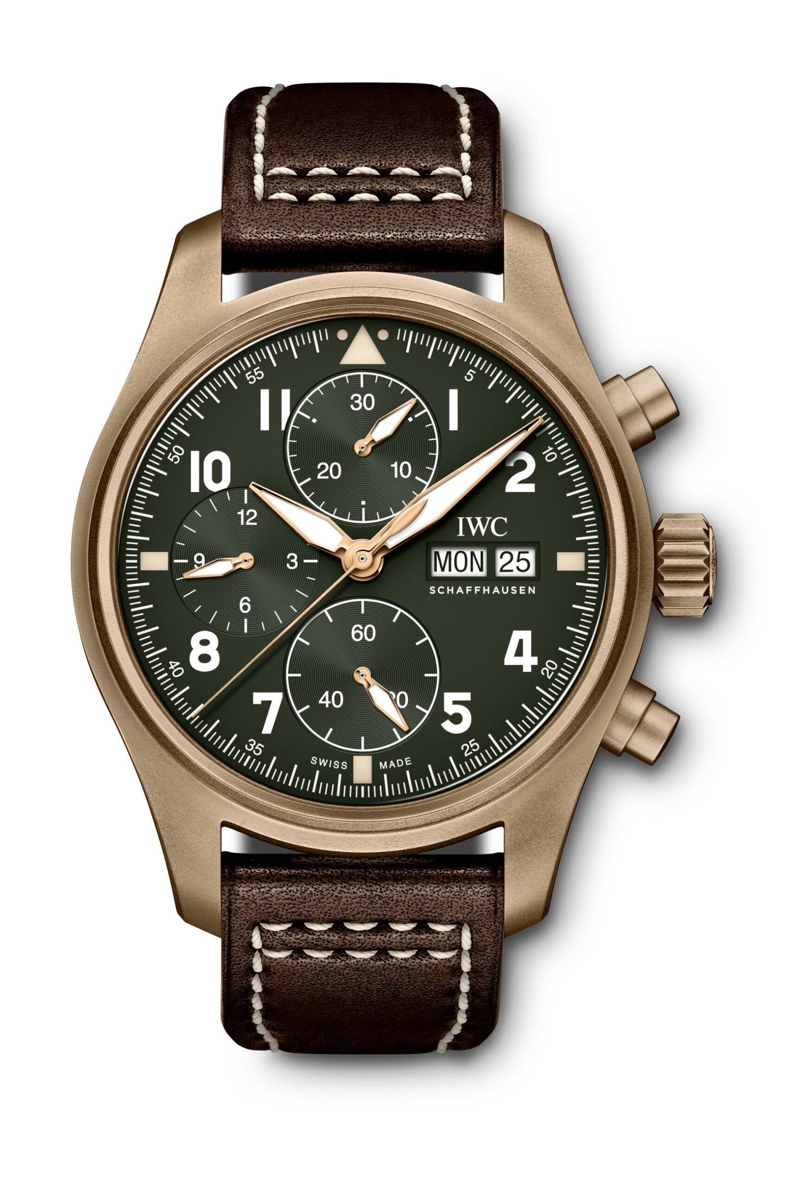 Iwc Schaffhausen Pilot’S Watch Chronograph Spitfire Green