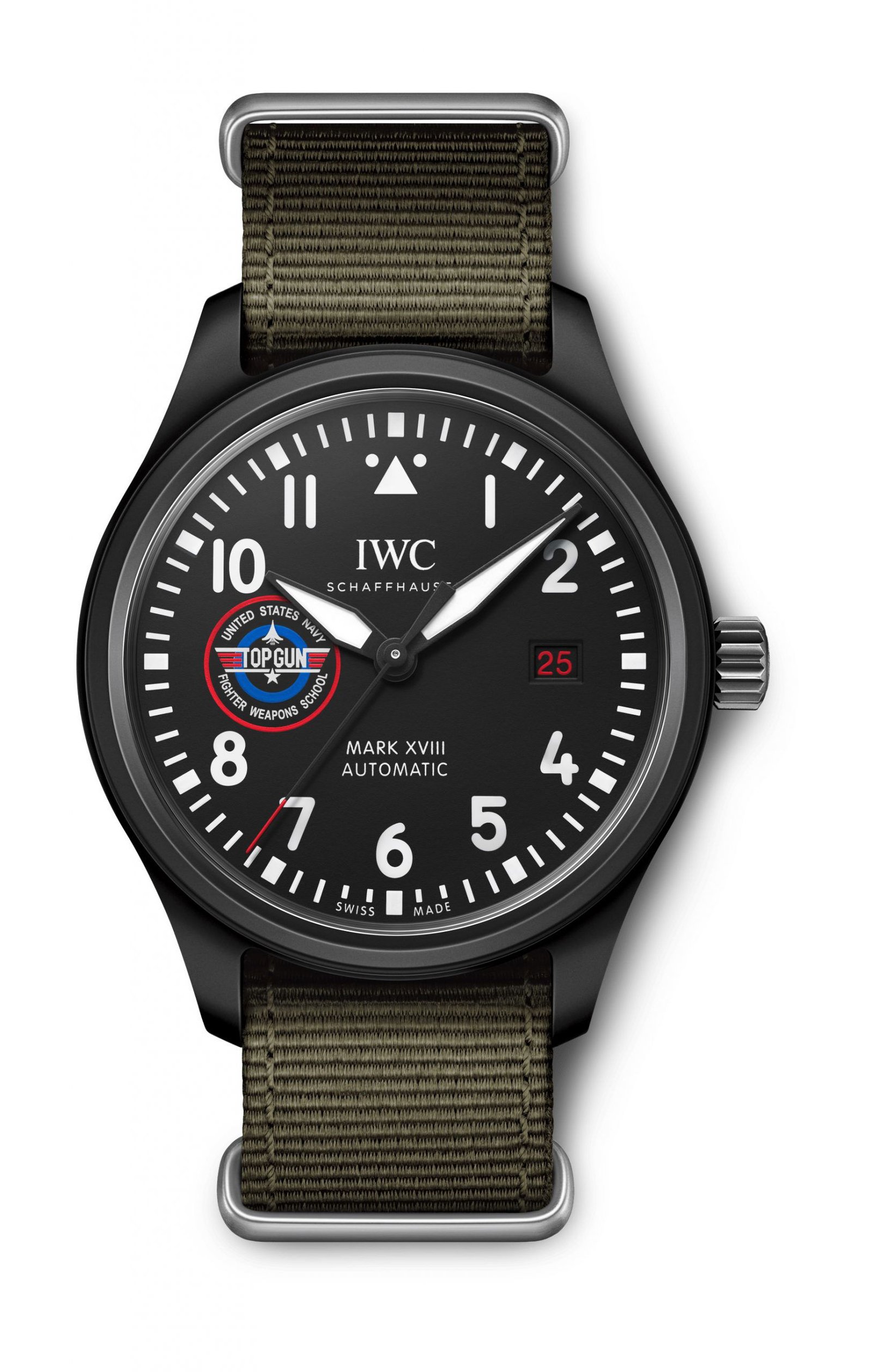 Iwc Schaffhausen Pilot’S Watch Mark Xviii Top Gun Edition “Sfti” Black