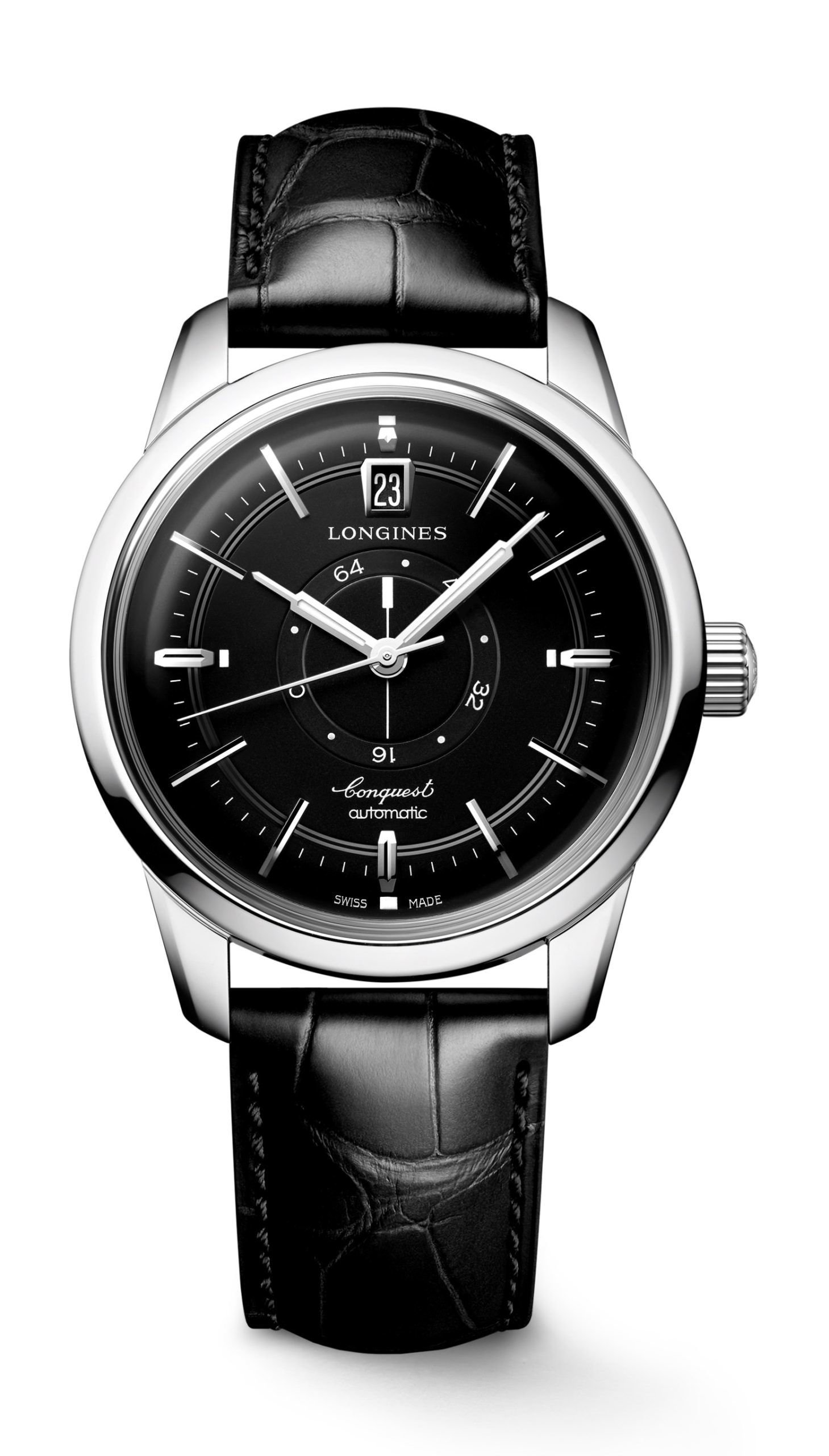 Longines Conquest Heritage Central Power Reserve Black