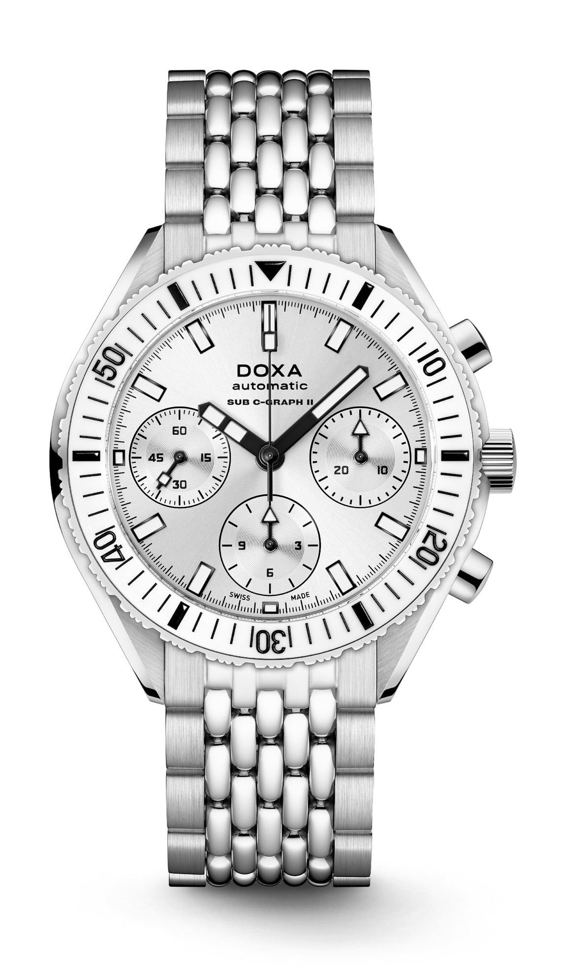 Doxa Sub 200 C-Graph Ii Silver