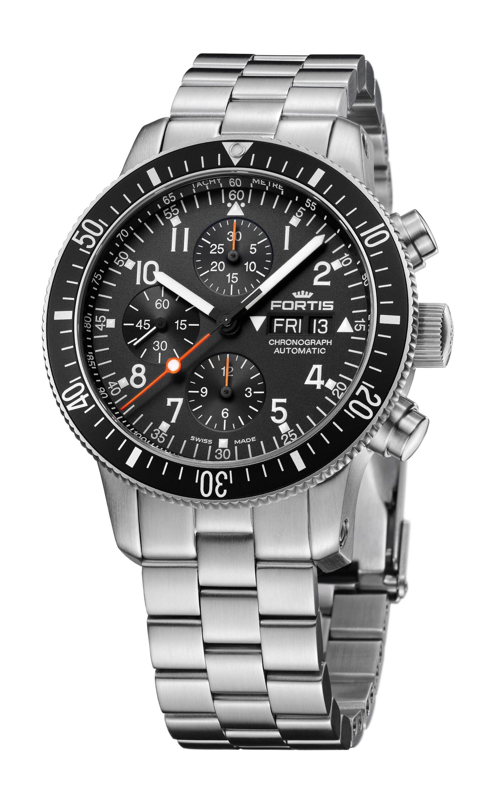 Fortis Official Cosmonauts Chronograph Black