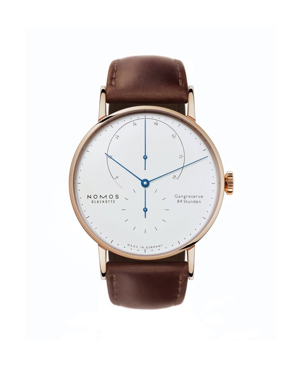 Nomos Glashütte Lambda Rose Gold White