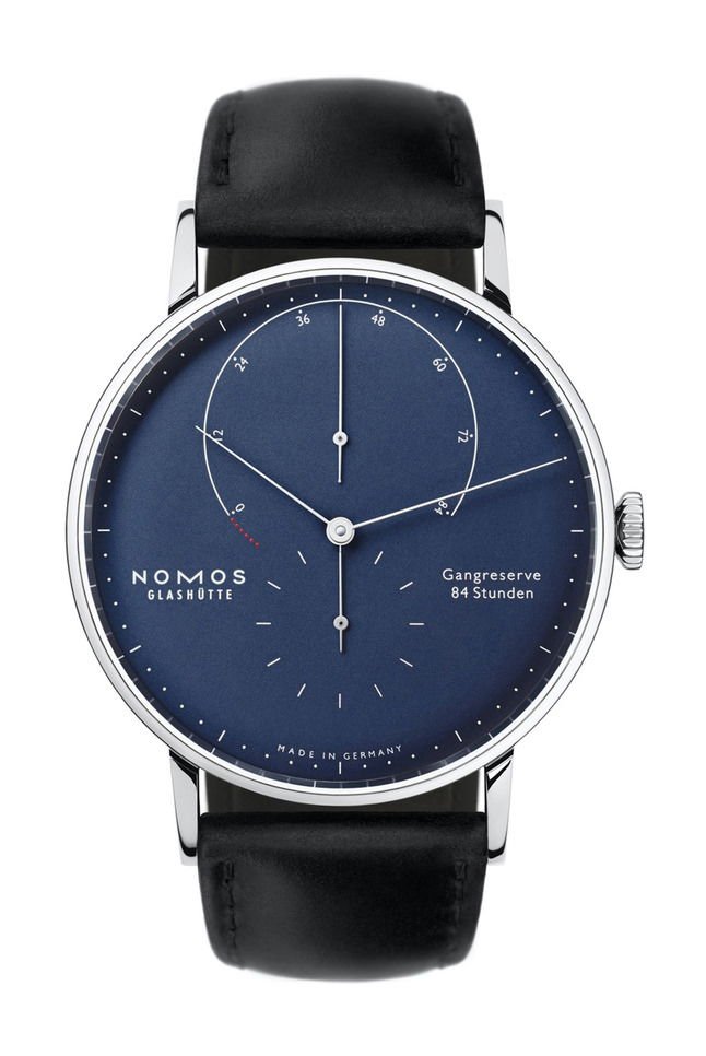 Nomos Glashütte Lambda White Gold Deep Blue Blue