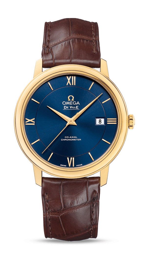Omega De Villeprestigeco-Axial Chronometer 39,5 Mm Blue