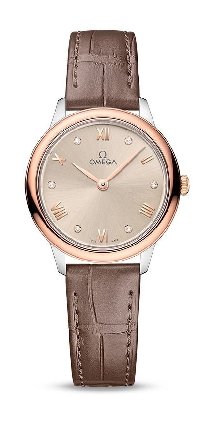 Omega De Villeprestigequartz 27.5 Mm Beige