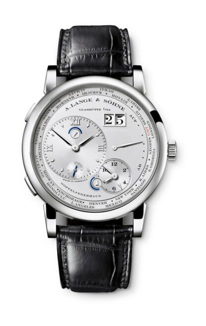 A. Lange & Söhne Lange 1 Time Zone Silver