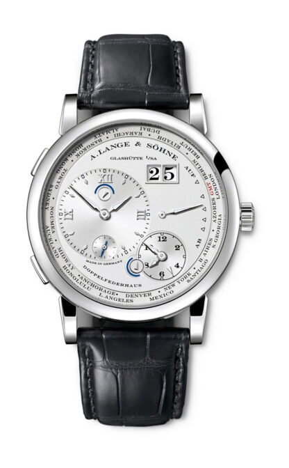 A. Lange & Söhne Lange 1 Time Zone Silver