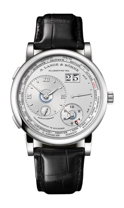 A. Lange & Söhne Lange 1 Time Zone Silver
