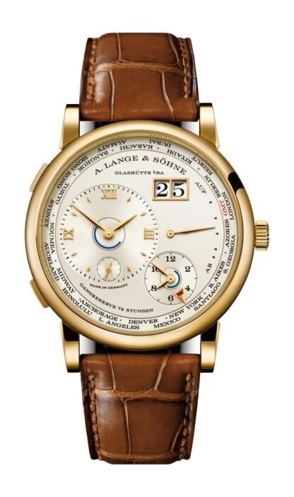 A. Lange & Söhne Lange 1 Time Zone Beige, White