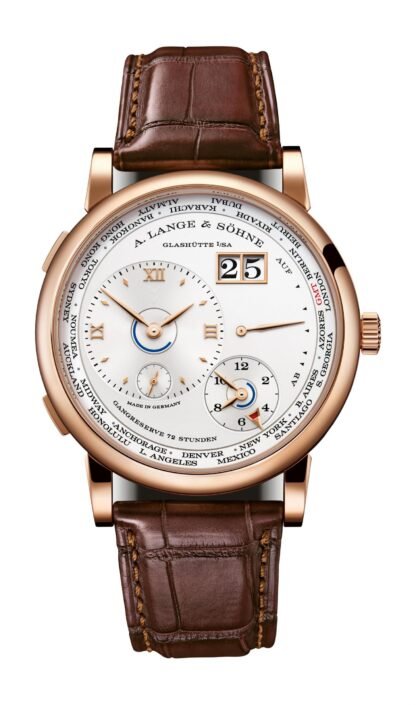 A. Lange & Söhne Lange 1 Time Zone Silver