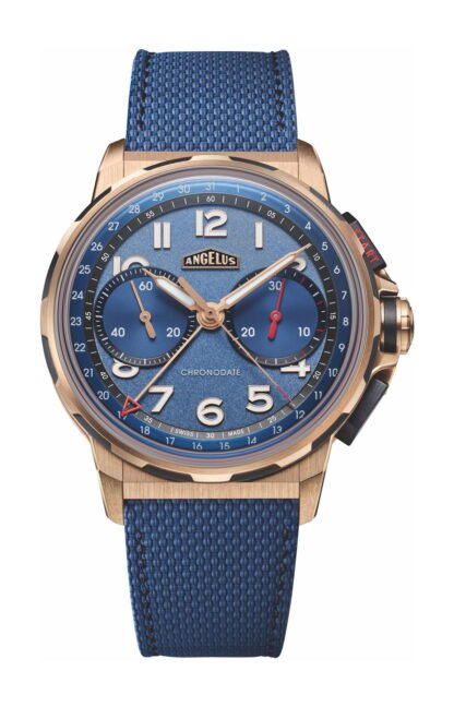 Angelus Chronodate Red Gold Blue