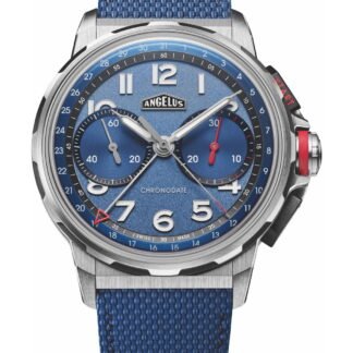 Angelus Chronodate Titanium Blue Blue