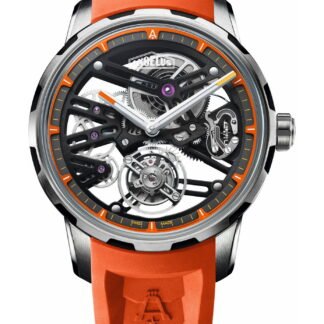 Angelus U41 Orange Vibrant Structure Tourbillon Skeleton